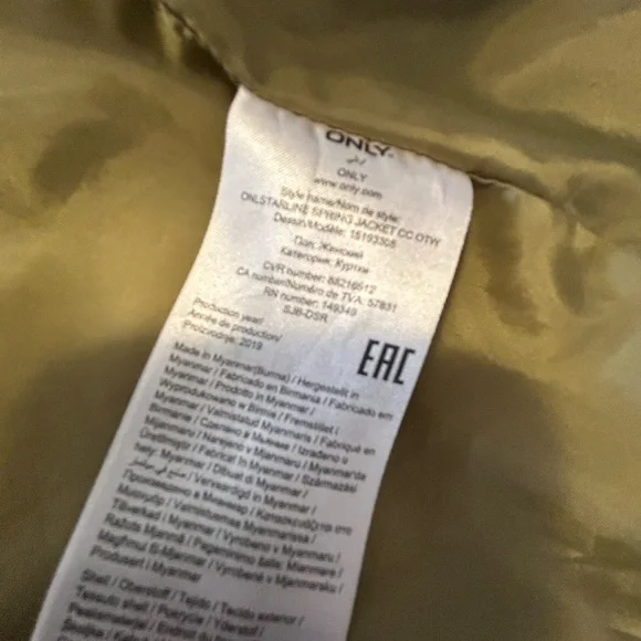 ONLY Women's Army Green Utility Jacket - Picture 14 of 16